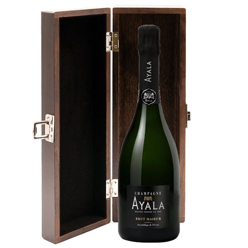 Ayala Brut Majeur Champagne NV 75 cl in Elm Wood Gift Box